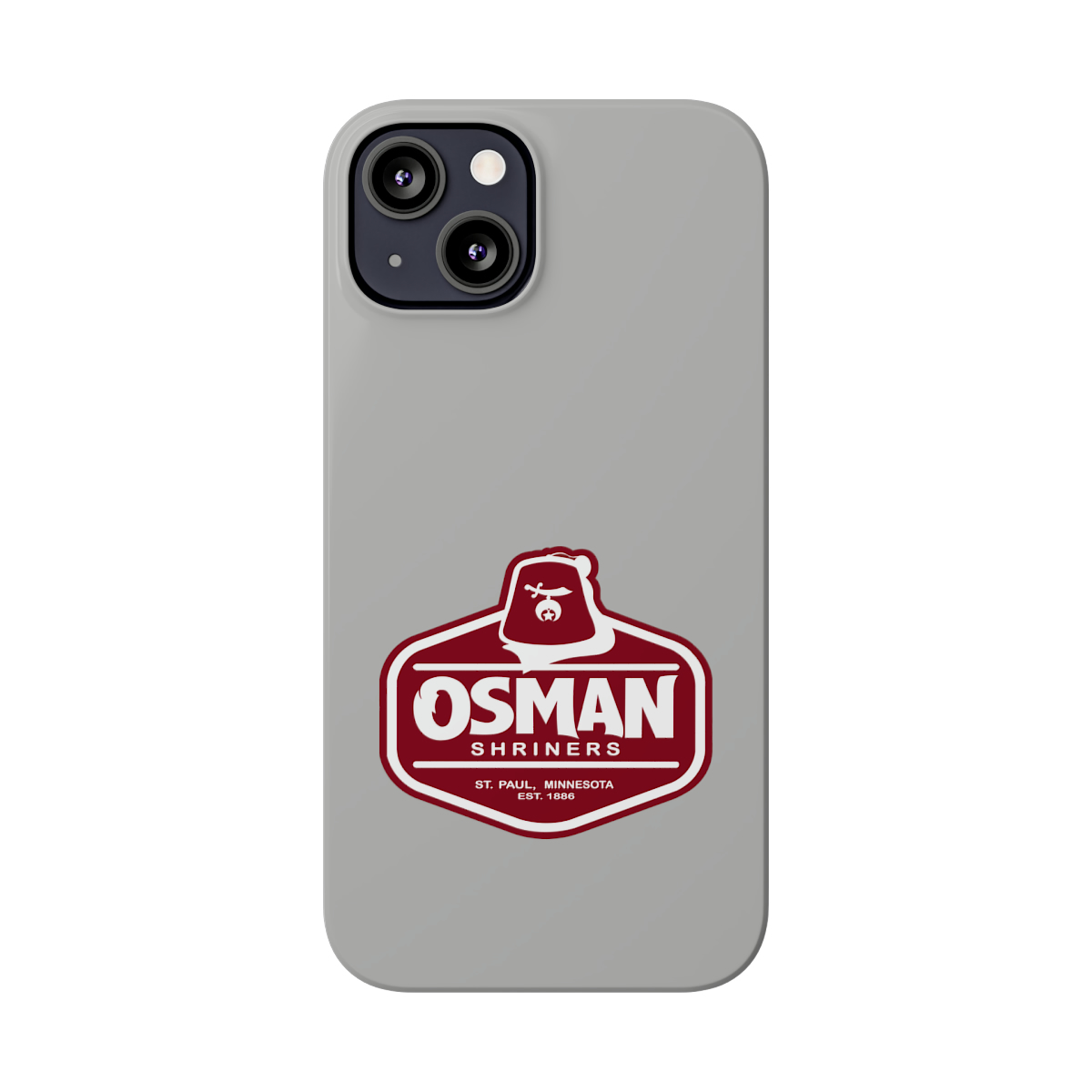 Osman Shrine Slim Phone Case Light Grey - Image 29