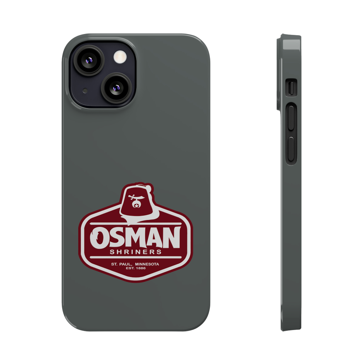 Osman Shrine Slim Phone Case Dark Grey - Image 33