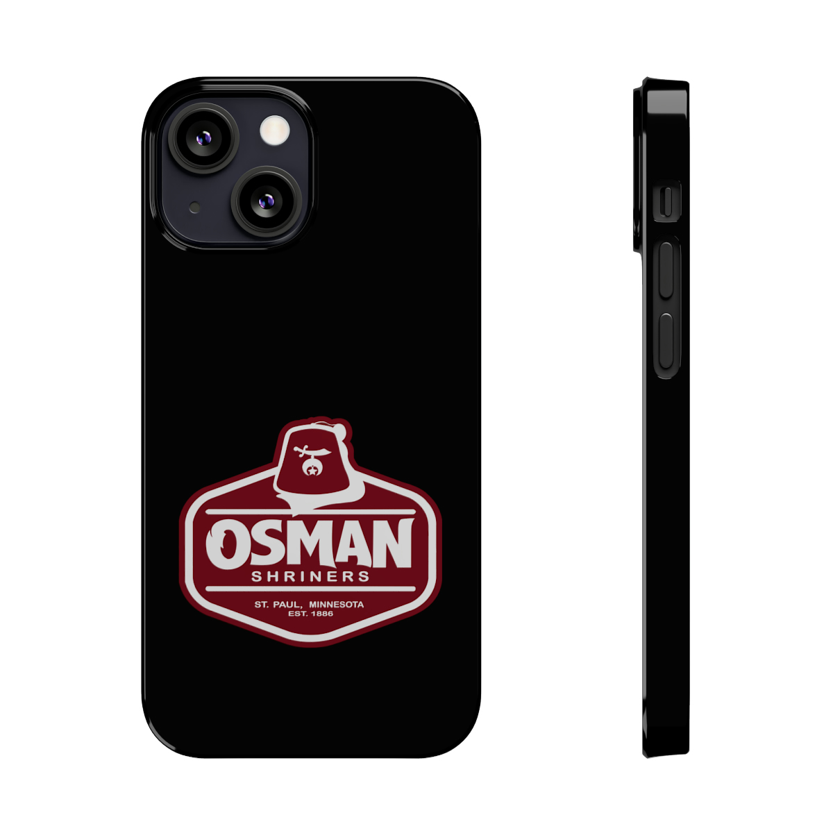 Osman Shrine Slim Phone Case Black - Image 33