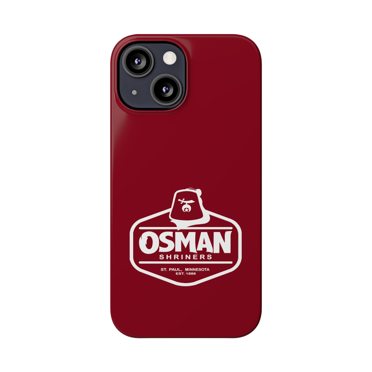 Osman Shrine Slim Phone Case Shrine Red - Image 34