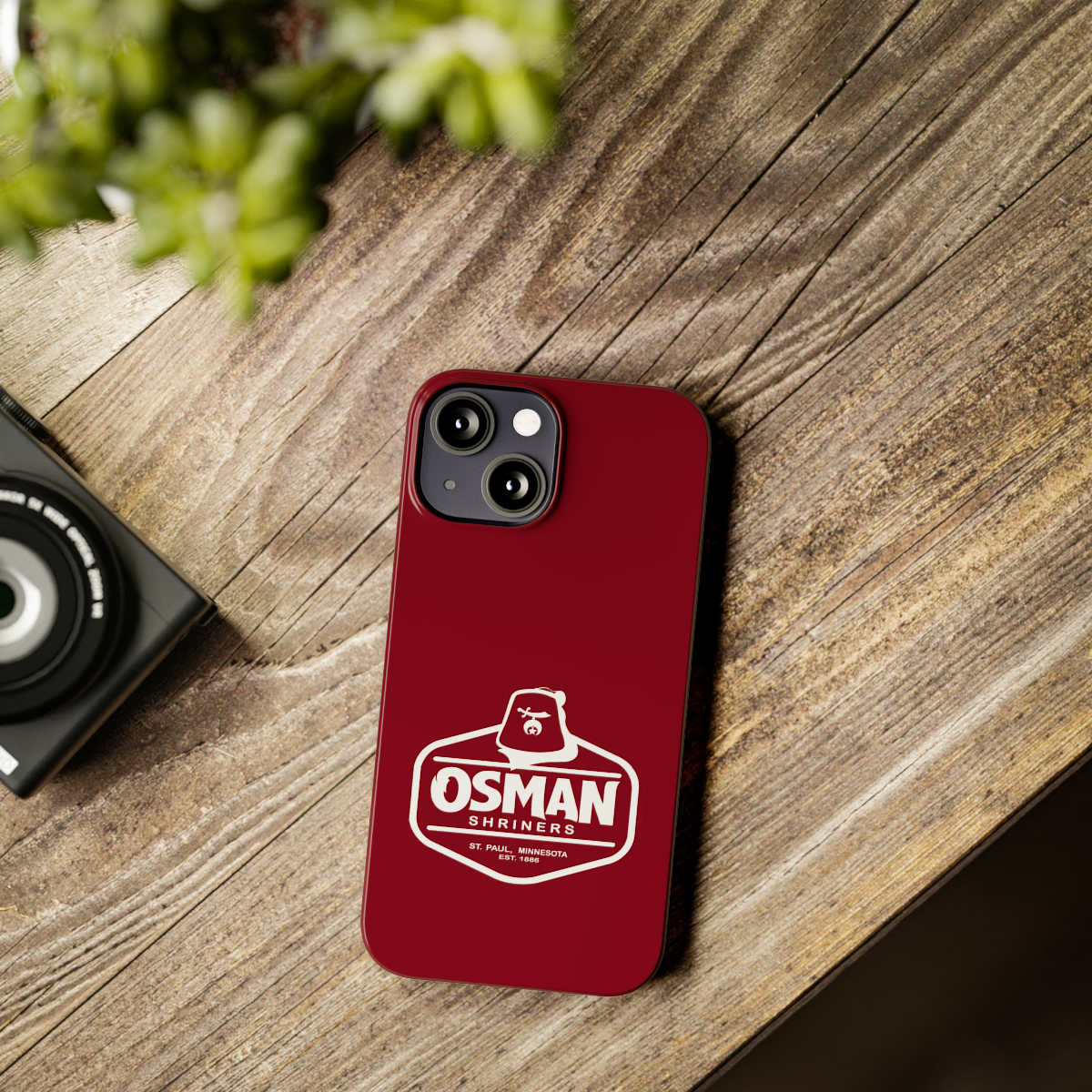 Osman Shrine Slim Phone Case Shrine Red - Image 36