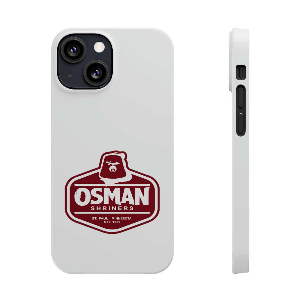 Osman Shrine Slim Phone Case White - Image 33