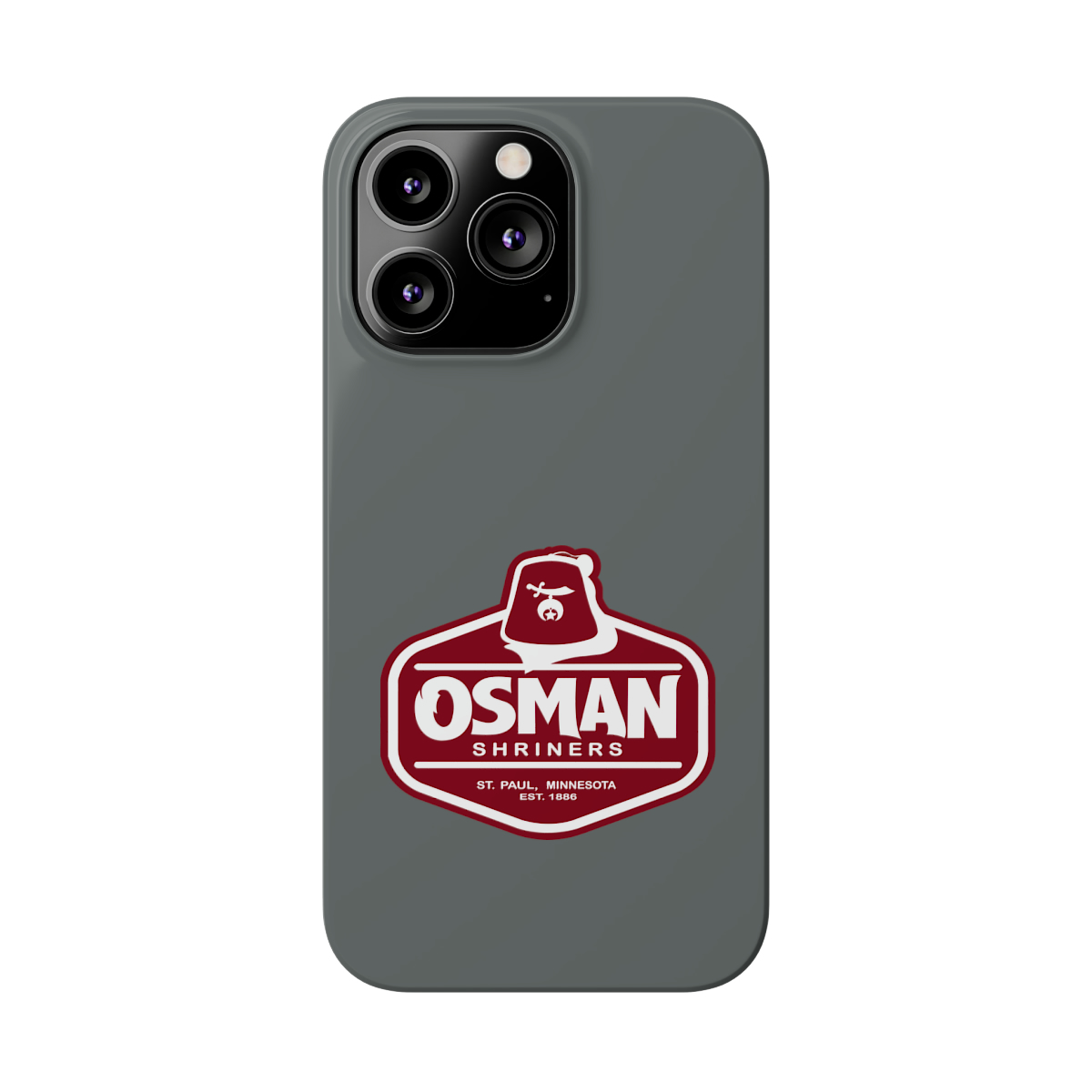 Osman Shrine Slim Phone Case Dark Grey - Image 39