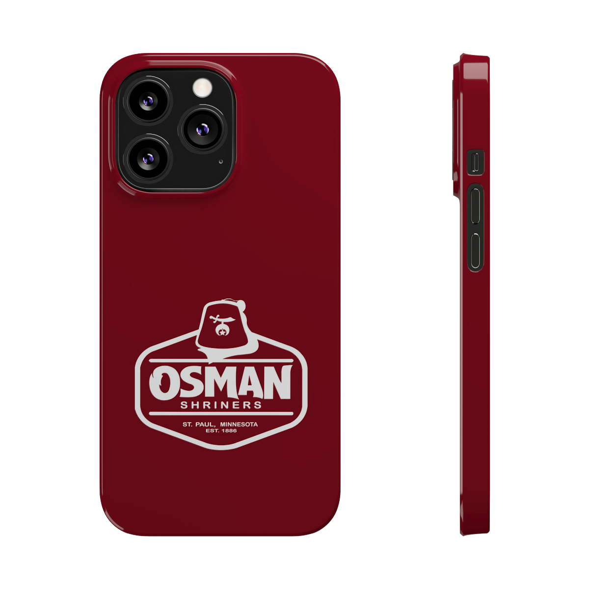 Osman Shrine Slim Phone Case Shrine Red - Image 38