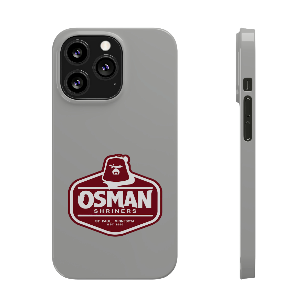 Osman Shrine Slim Phone Case Light Grey - Image 38