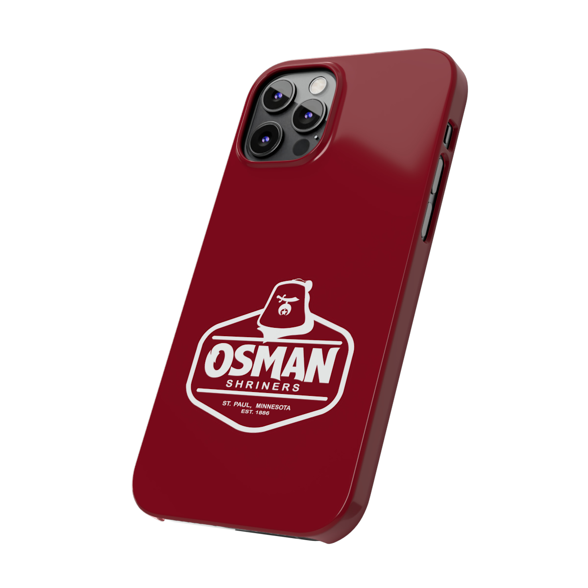 Osman Shrine Slim Phone Case Shrine Red - Image 50