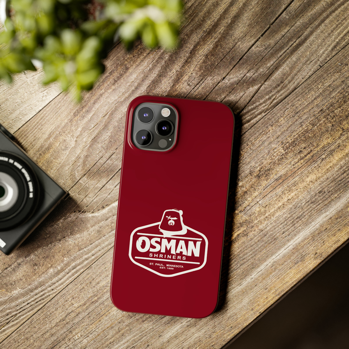 Osman Shrine Slim Phone Case Shrine Red - Image 51