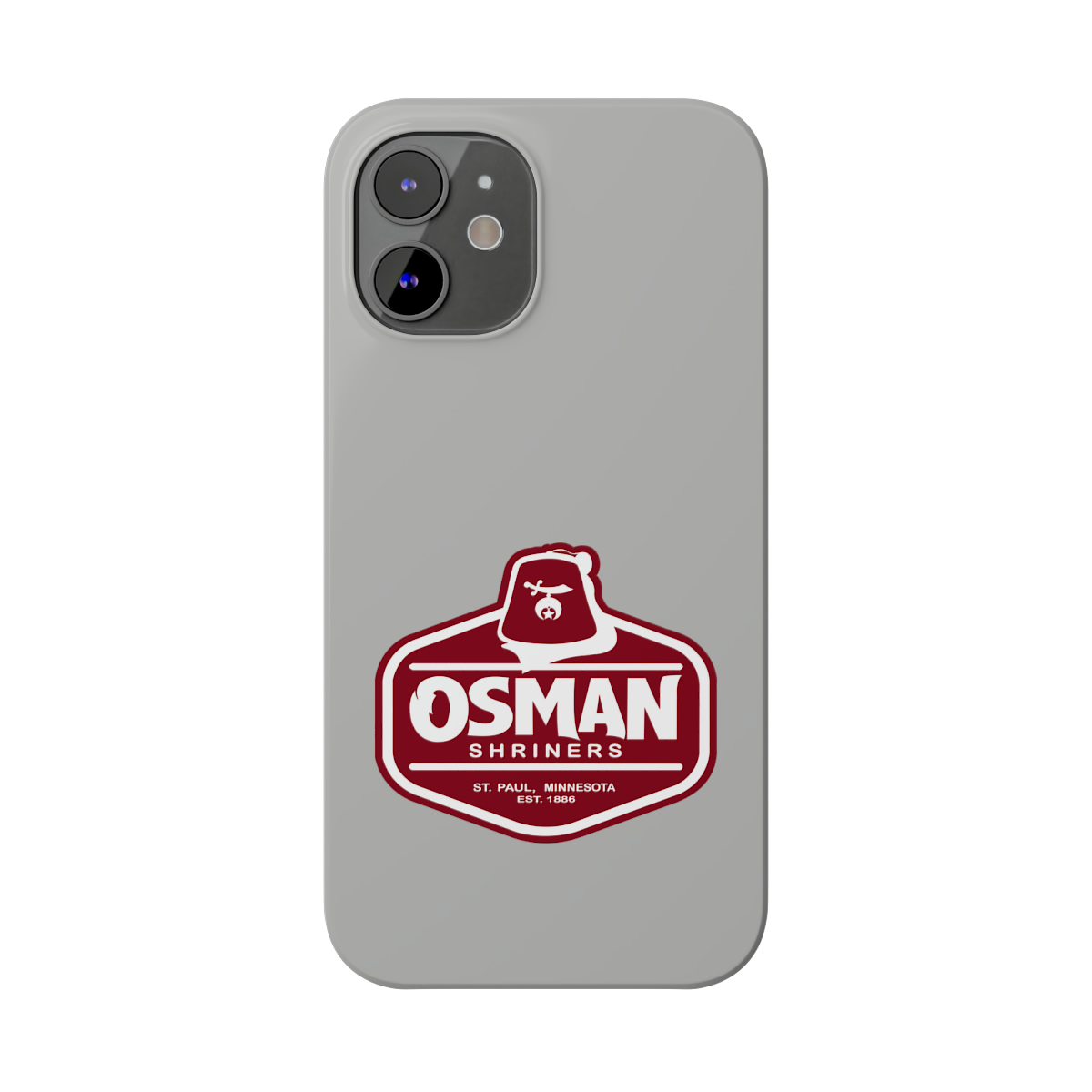Osman Shrine Slim Phone Case Light Grey - Image 54