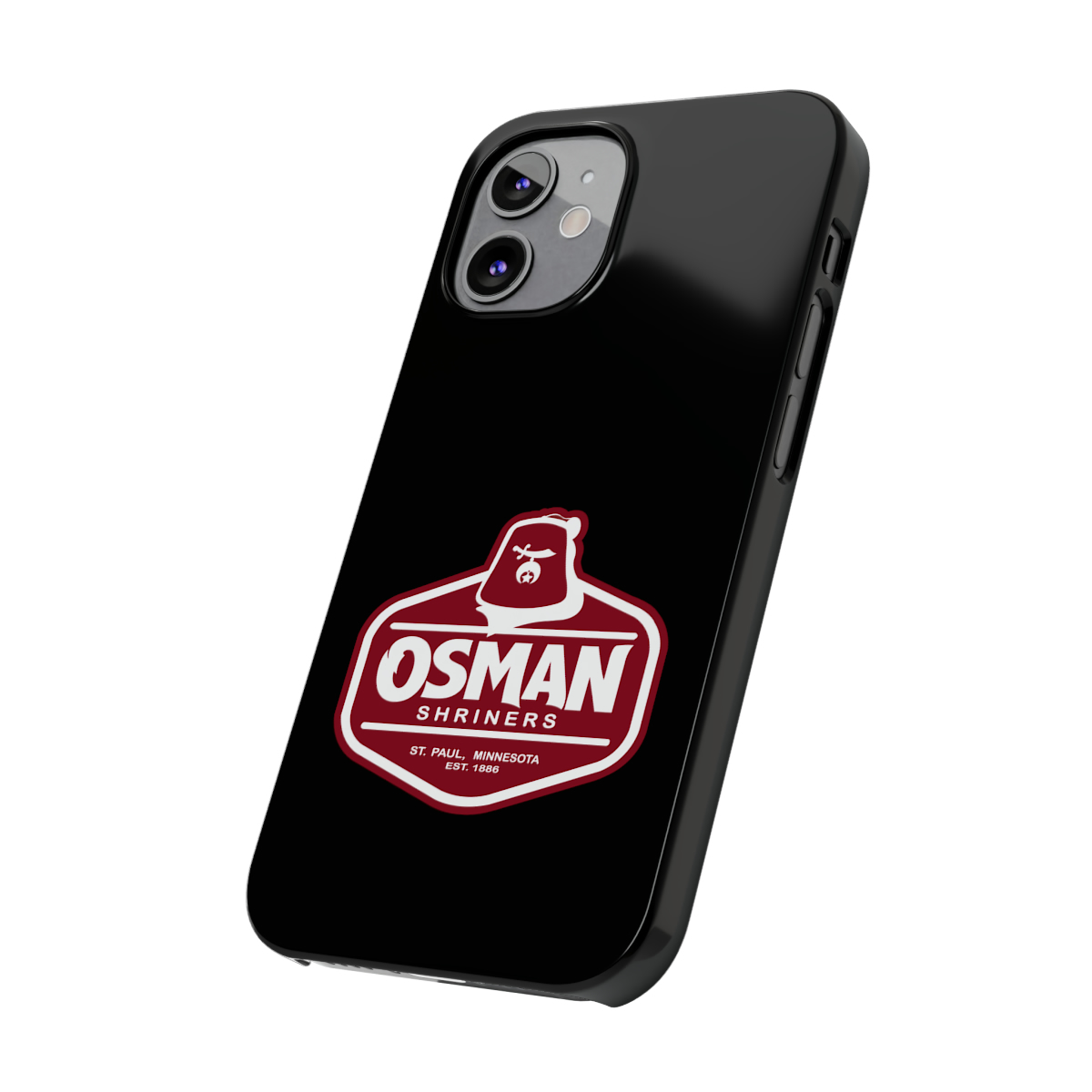 Osman Shrine Slim Phone Case Black - Image 55