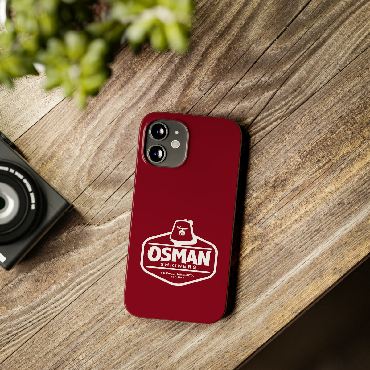Osman Shrine Slim Phone Case Shrine Red - Image 56