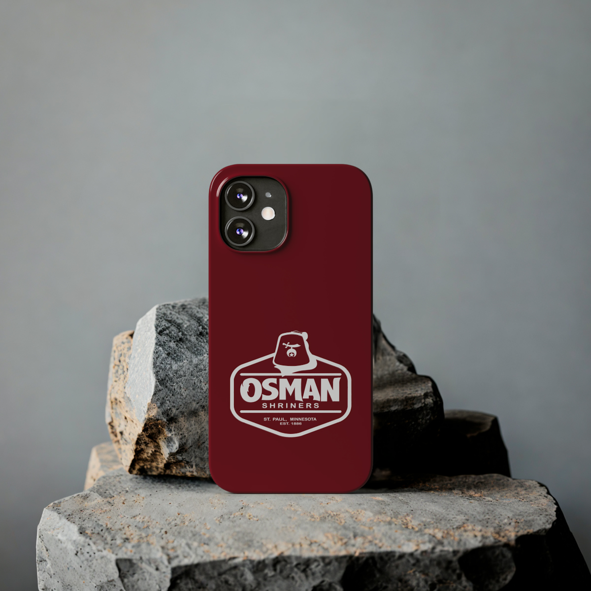 Osman Shrine Slim Phone Case Shrine Red - Image 57