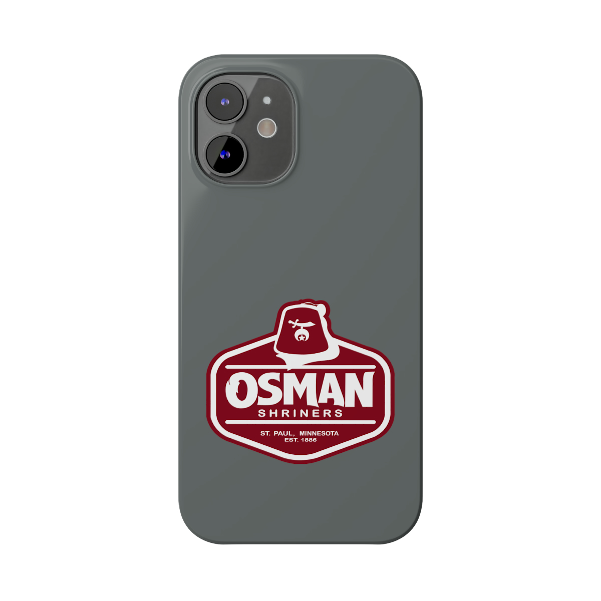 Osman Shrine Slim Phone Case Dark Grey - Image 54