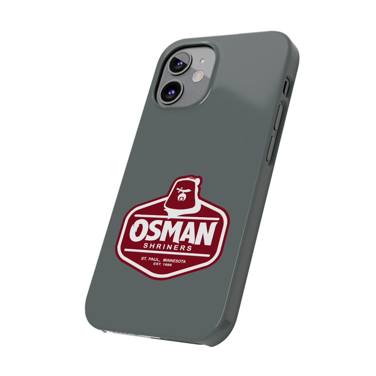 Osman Shrine Slim Phone Case Dark Grey - Image 55