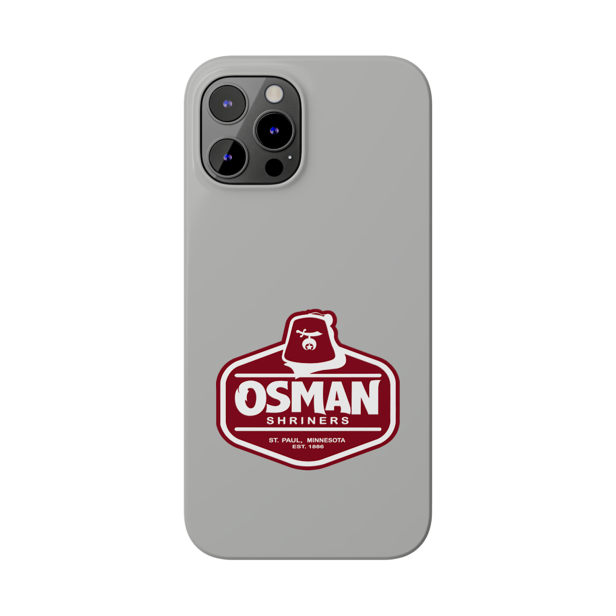 Osman Shrine Slim Phone Case Light Grey - Image 59