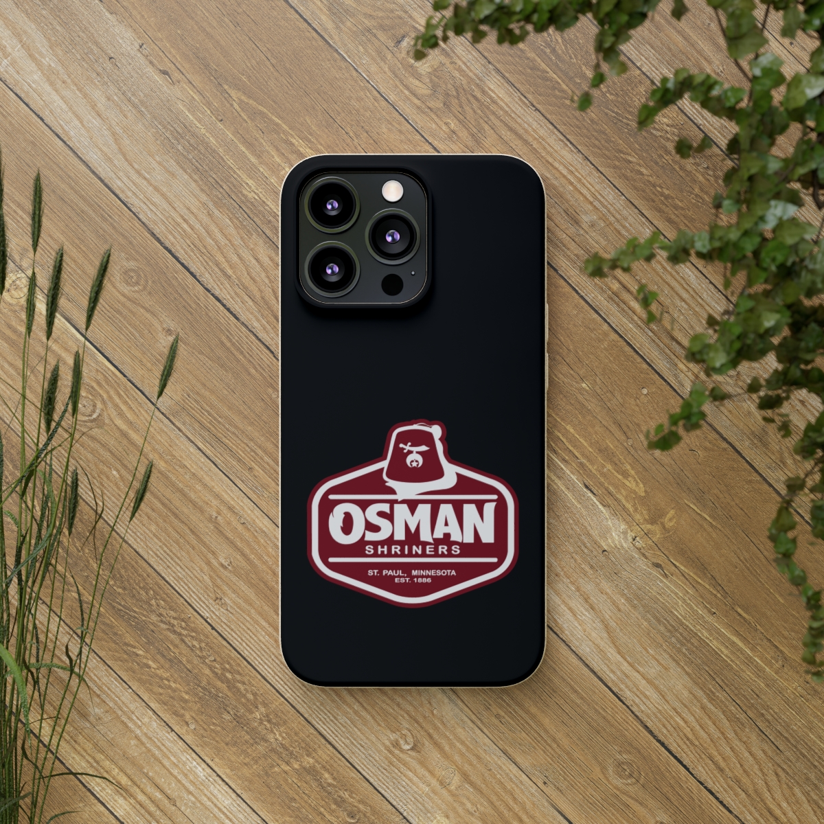 Osman Shrine Biodegradable Case Black - Image 109