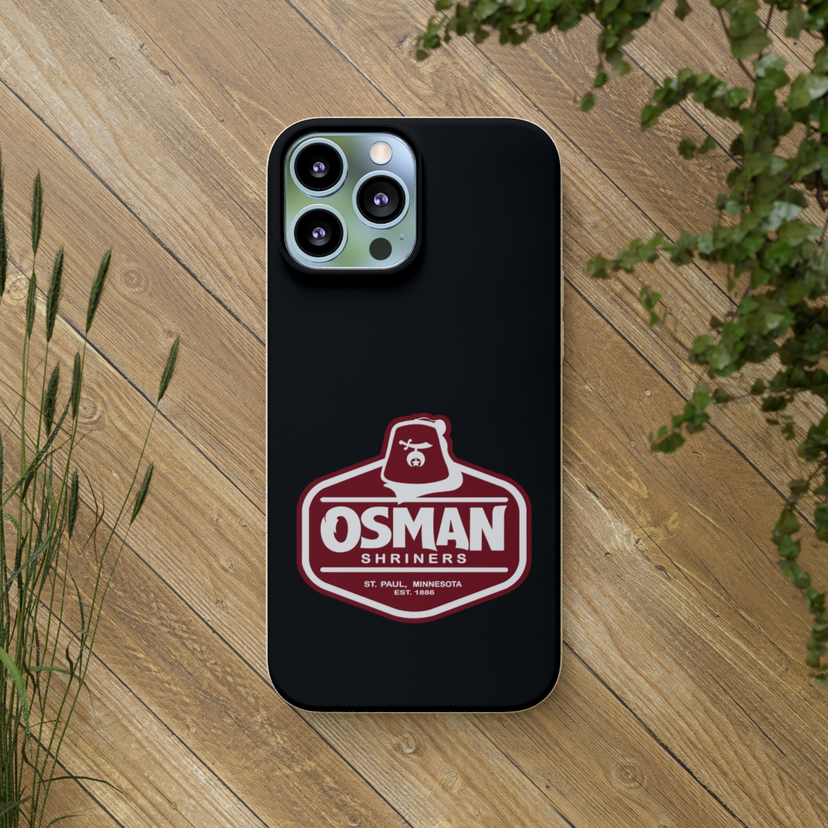 Osman Shrine Biodegradable Case Black - Image 56