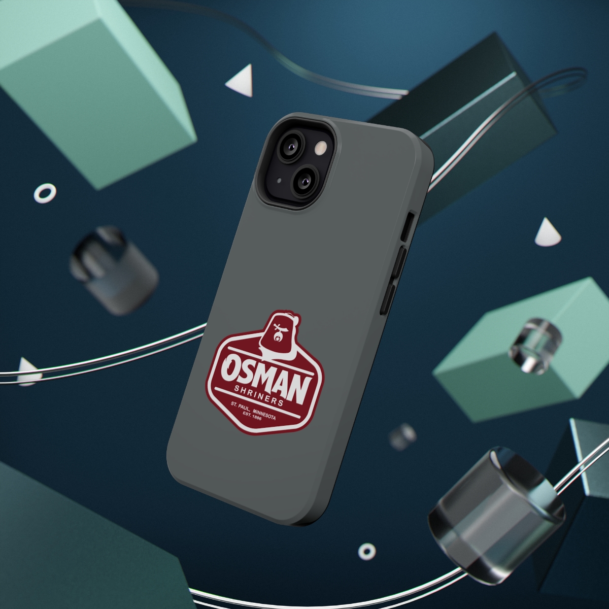 Osman Shrine Impact-Resistant Case Dark Grey - Image 5