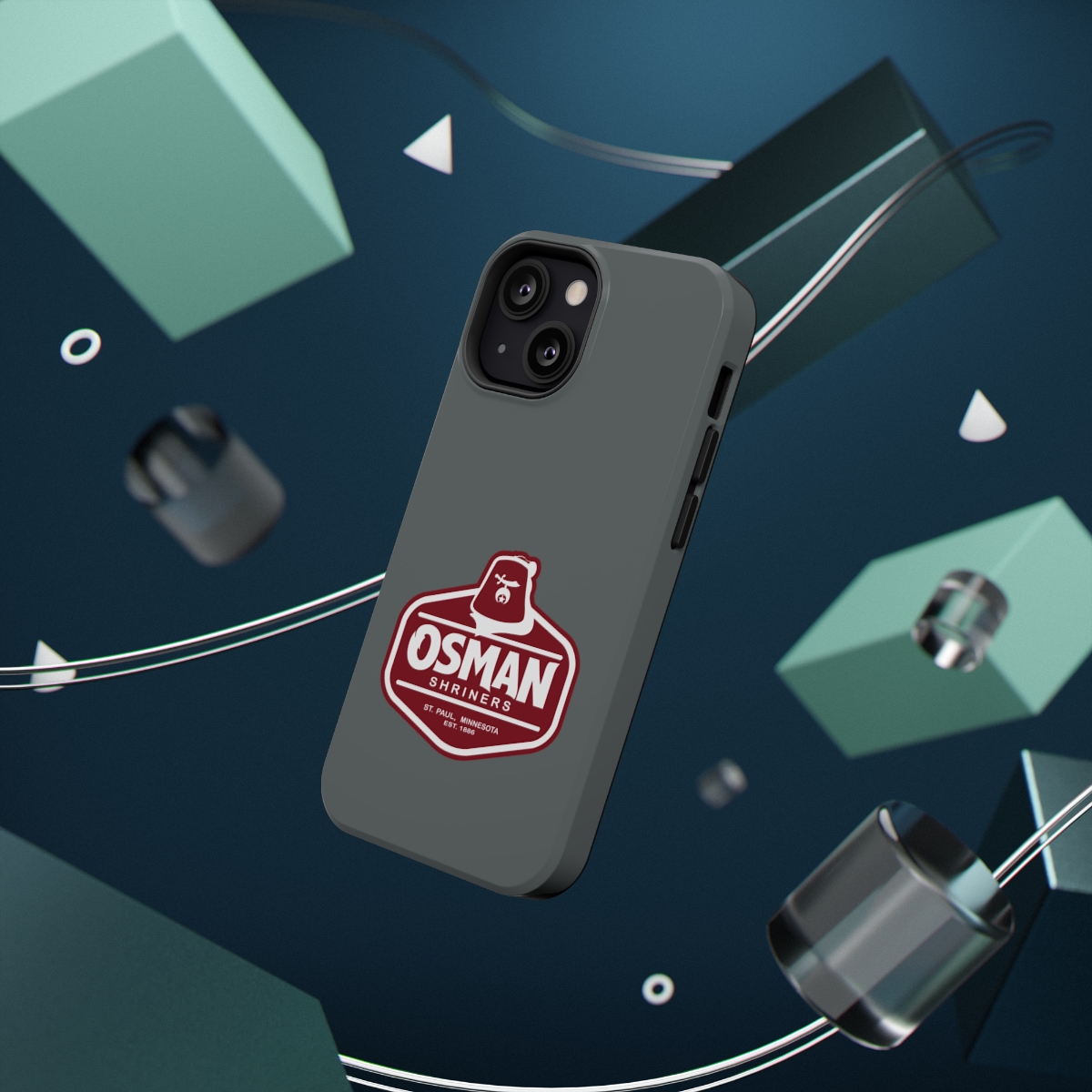 Osman Shrine Impact-Resistant Case Dark Grey - Image 8
