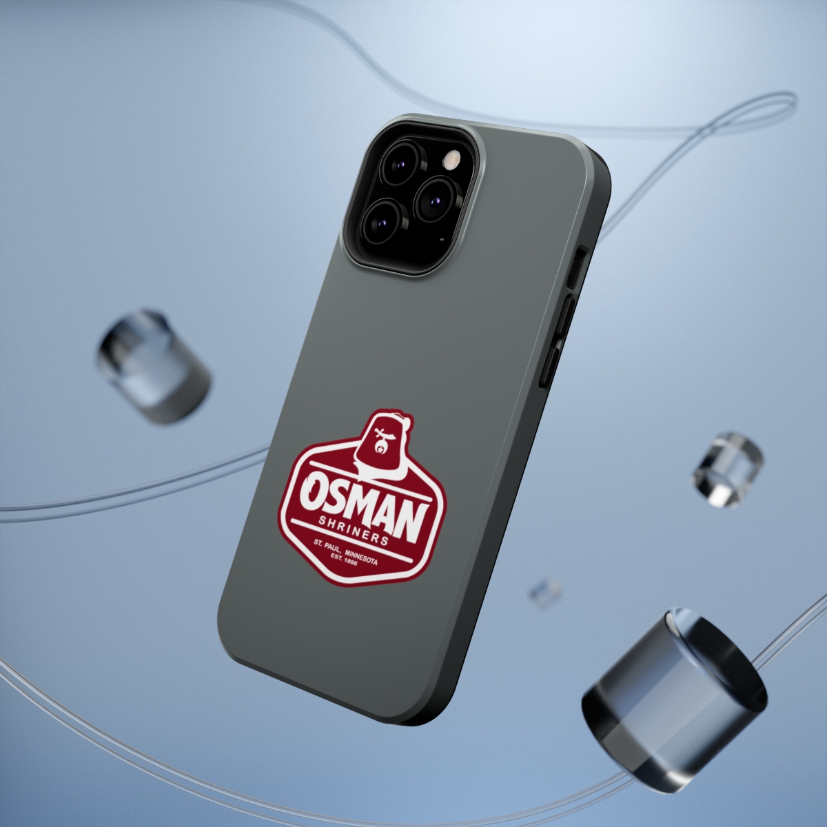 Osman Shrine Impact-Resistant Case Dark Grey - Image 3