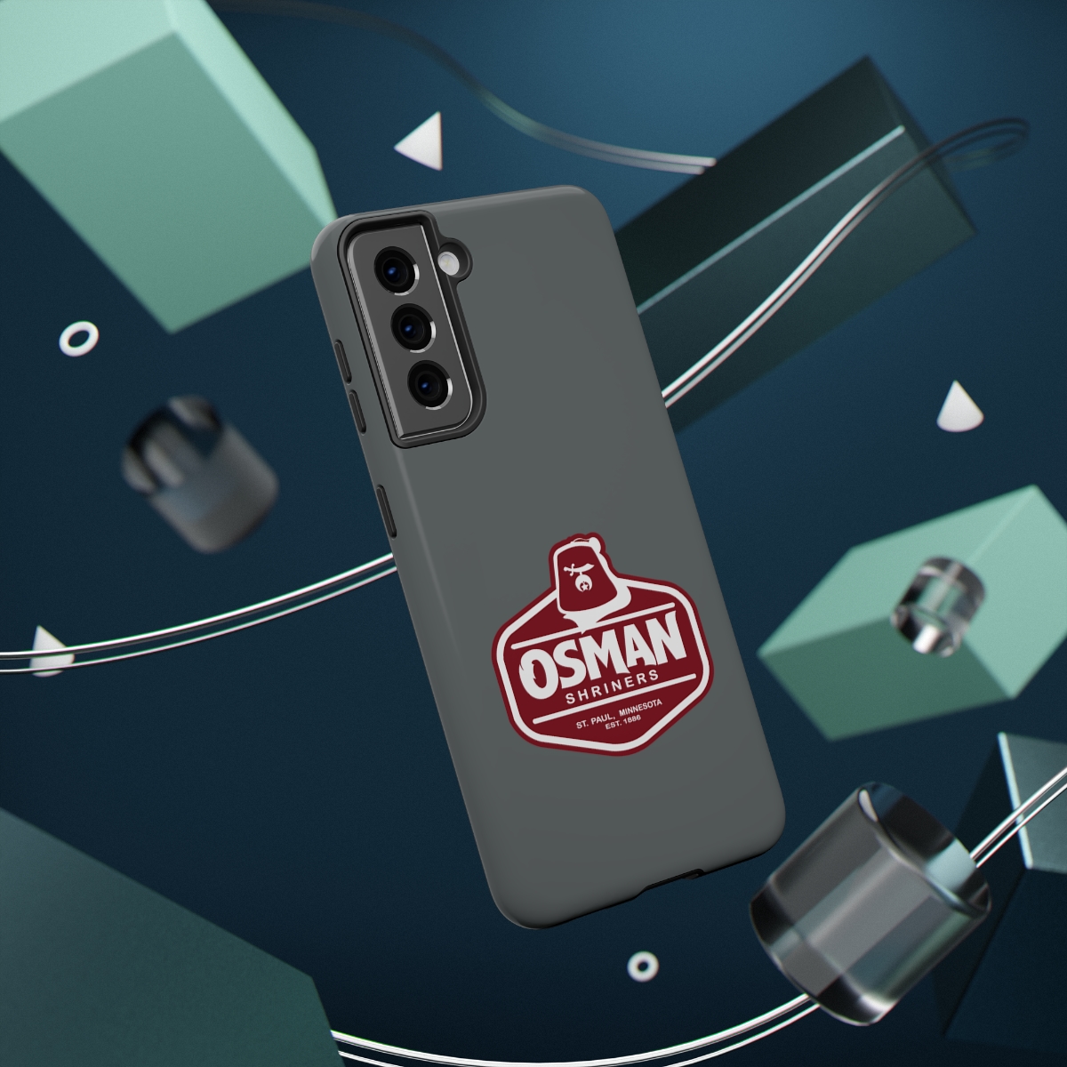 Osman Shrine Impact-Resistant Case Dark Grey - Image 40