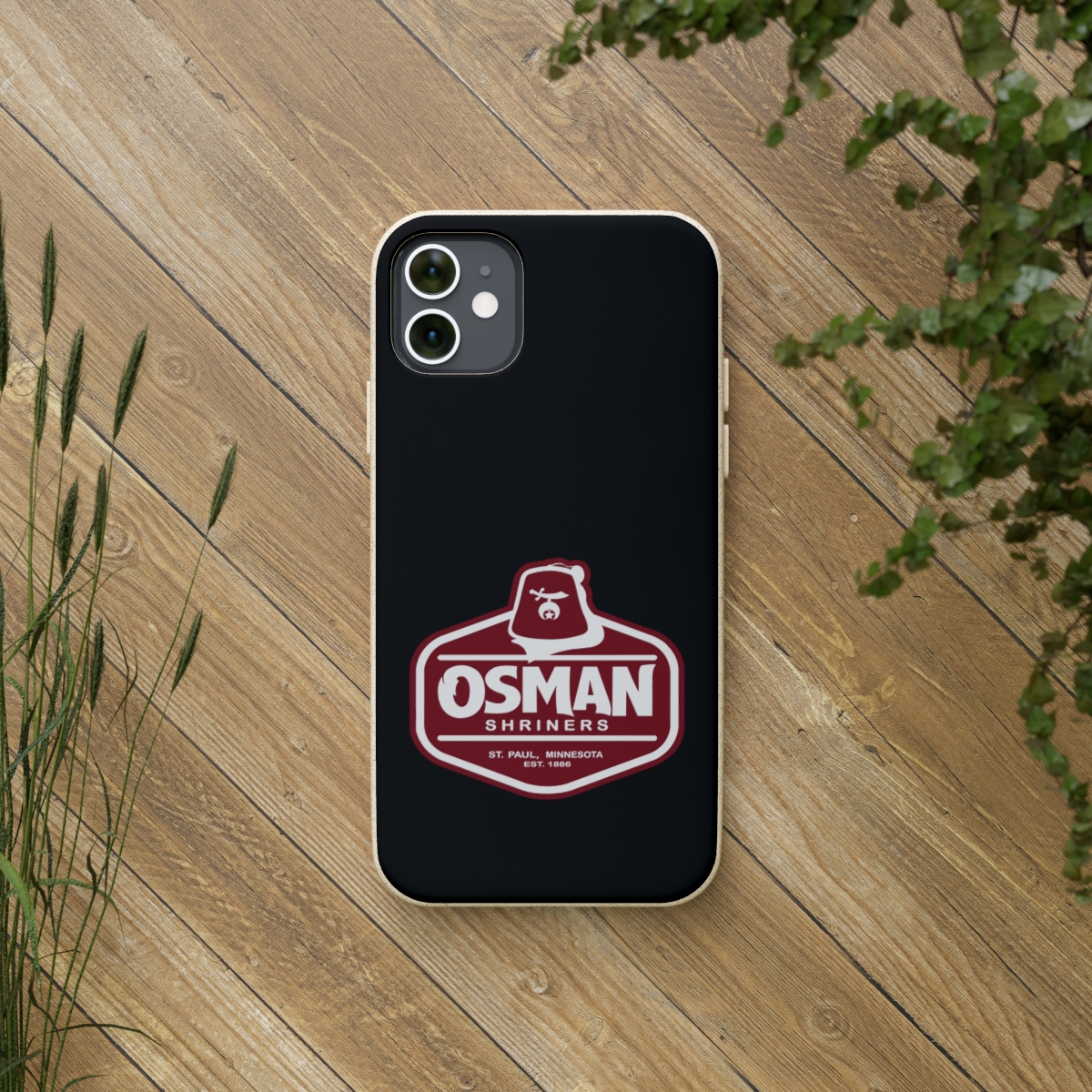 Osman Shrine Biodegradable Case Black - Image 82
