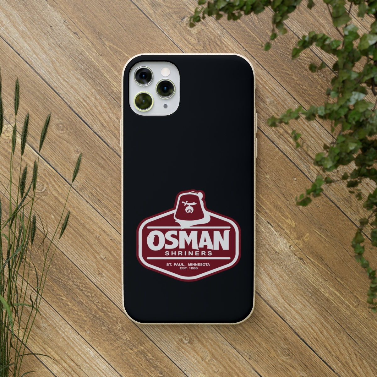 Osman Shrine Biodegradable Case Black - Image 92