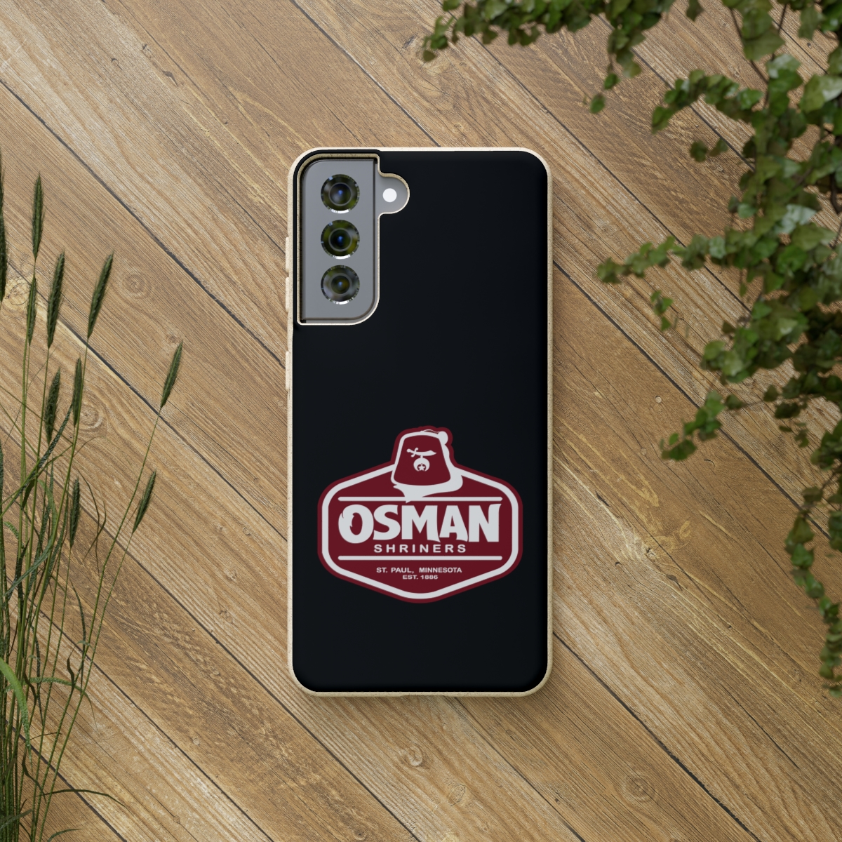 Osman Shrine Biodegradable Case Black - Image 176
