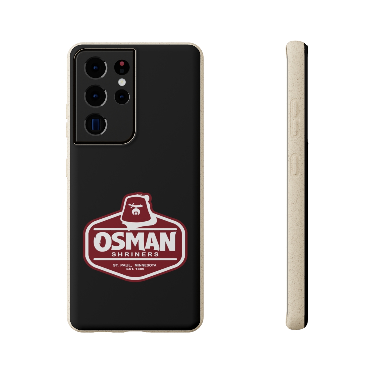 Osman Shrine Biodegradable Case Black - Image 184