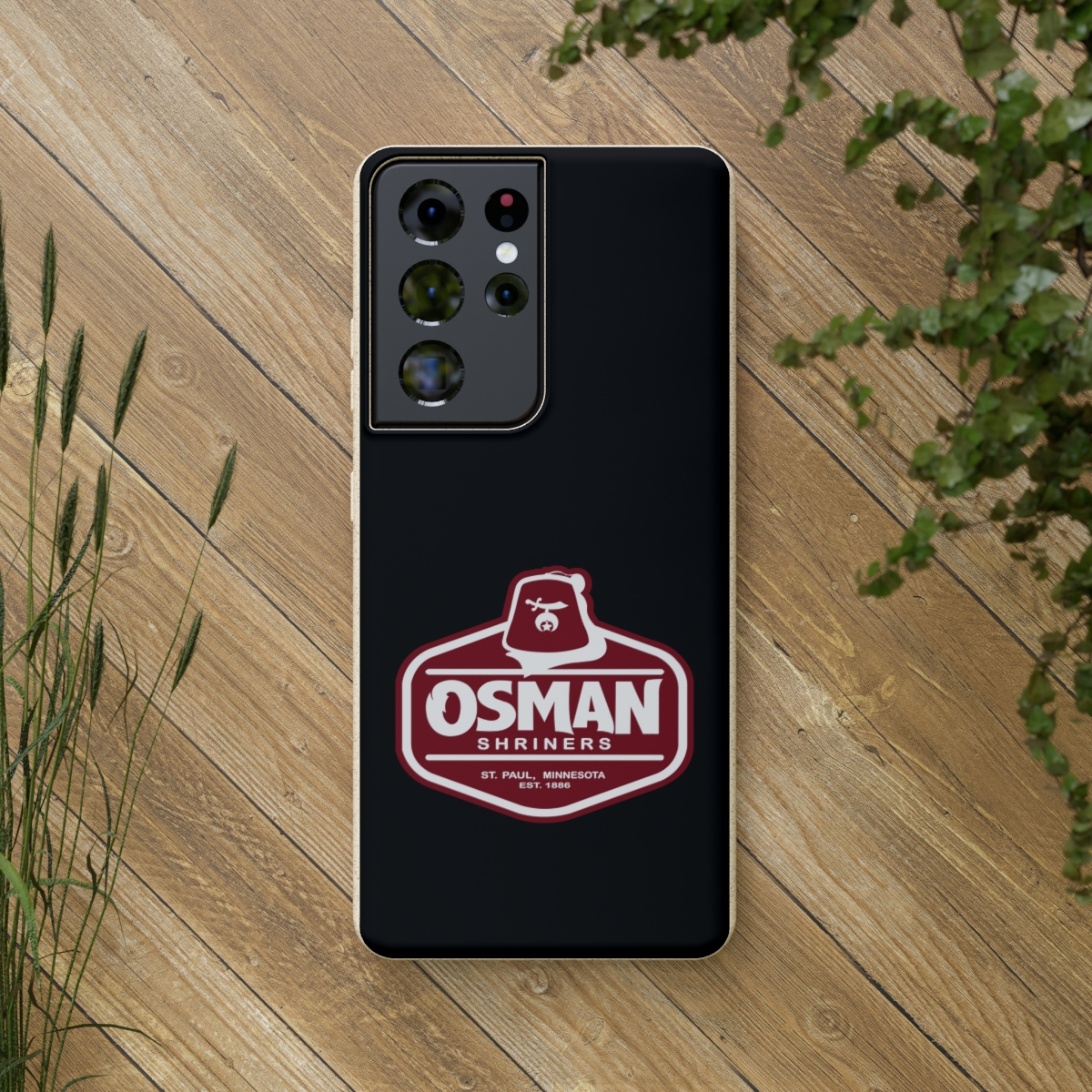 Osman Shrine Biodegradable Case Black - Image 186