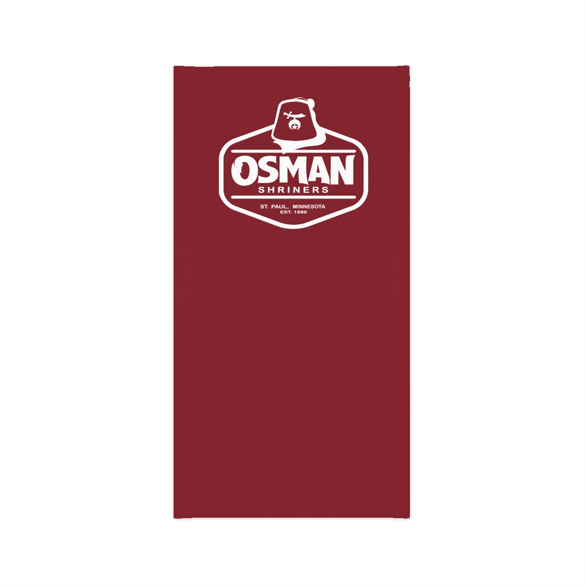 Osman Shrine Midweight Neck Gaiter Shrine Red