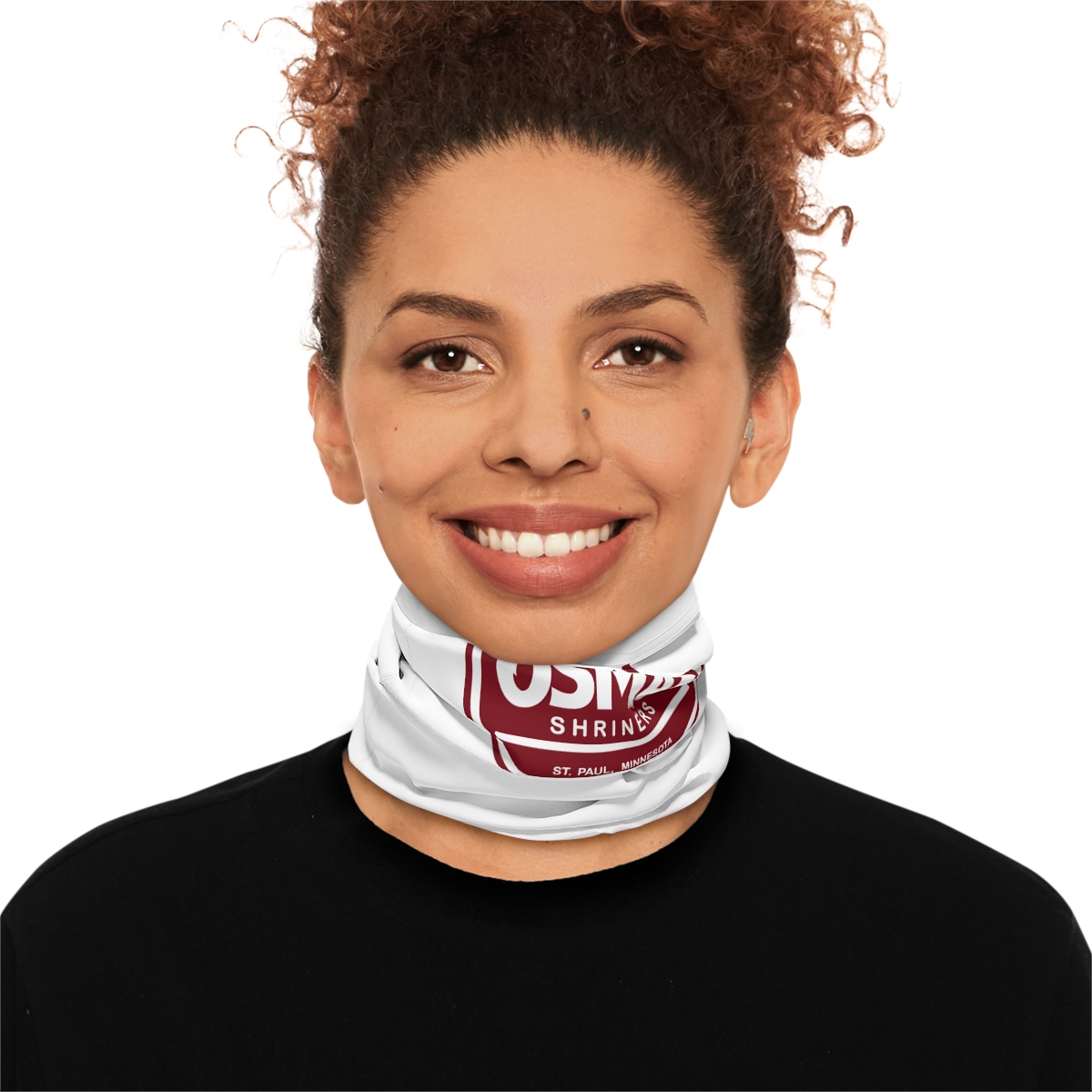 Osman Shrine Midweight Neck Gaiter White - Image 7