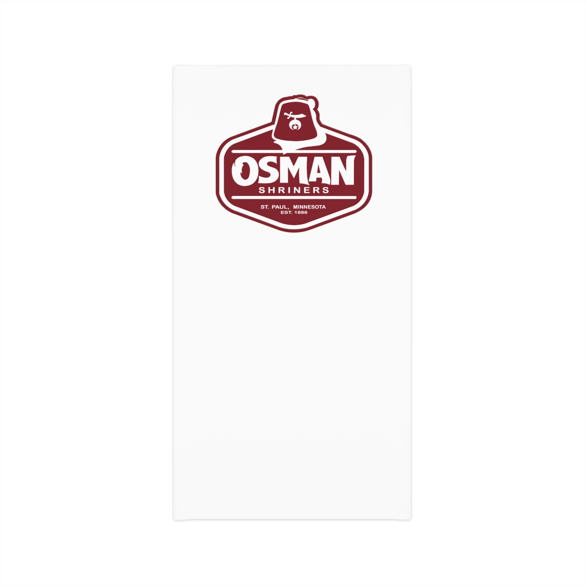 Osman Shrine Midweight Neck Gaiter White