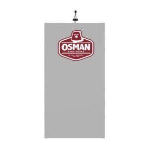 Osman Shrine Winter Neck Gaiter With Drawstring Light Grey
