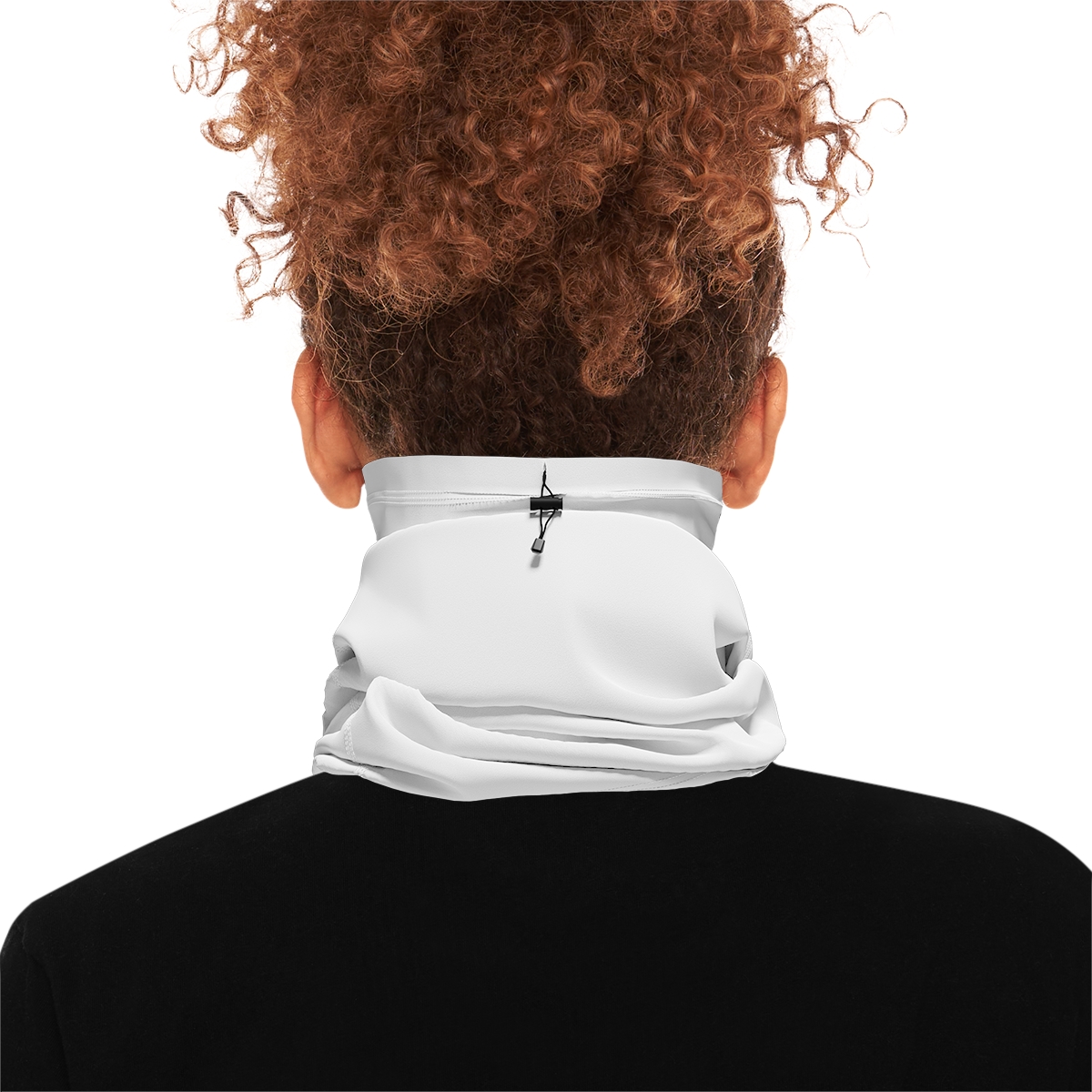 Osman Shrine Winter Neck Gaiter With Drawstring White - Image 4