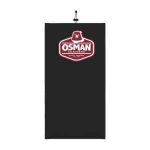 Osman Shrine Winter Neck Gaiter With Drawstring Black