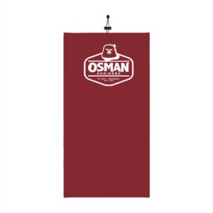Osman Shrine Winter Neck Gaiter With Drawstring Shrine Red