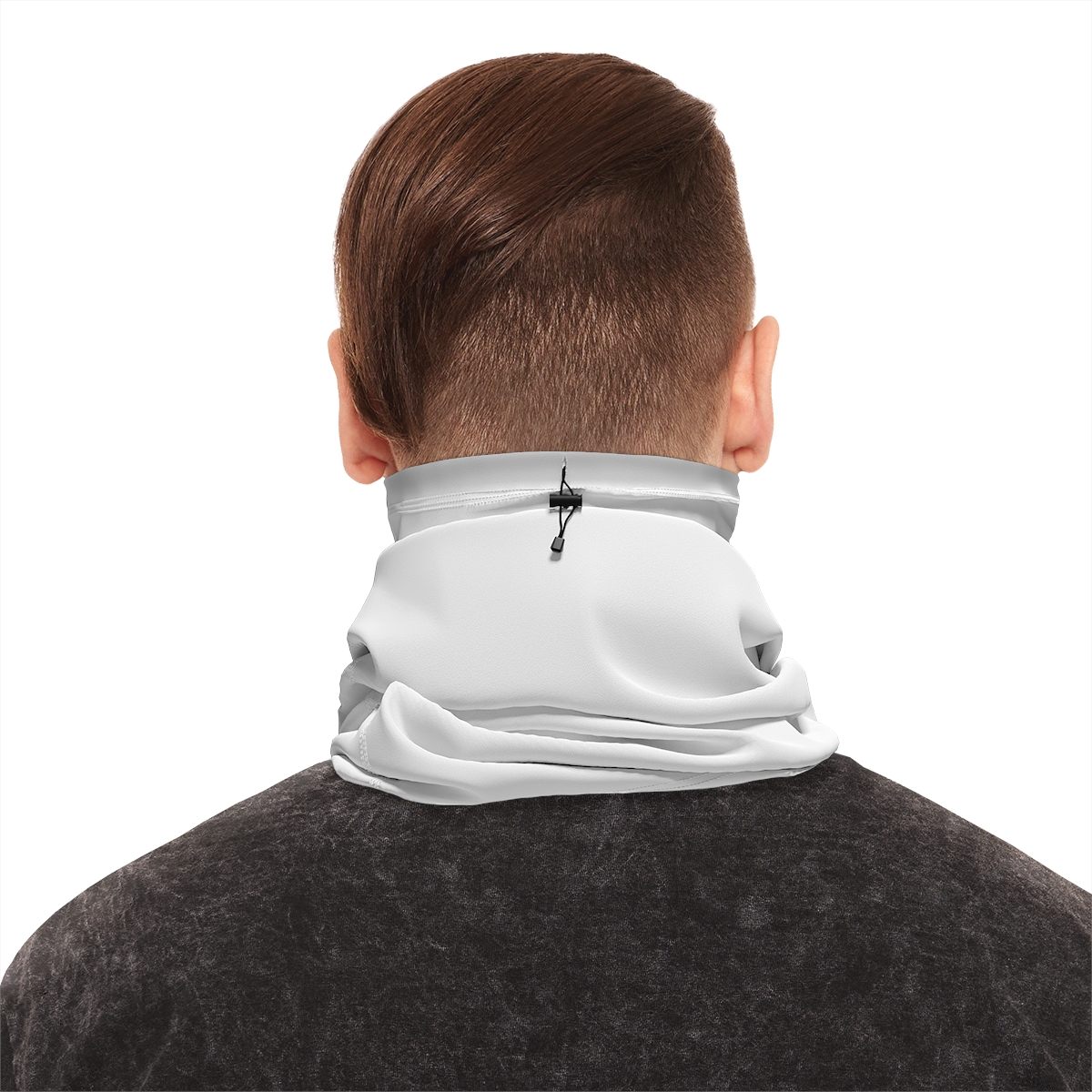 Osman Shrine Winter Neck Gaiter With Drawstring White - Image 9