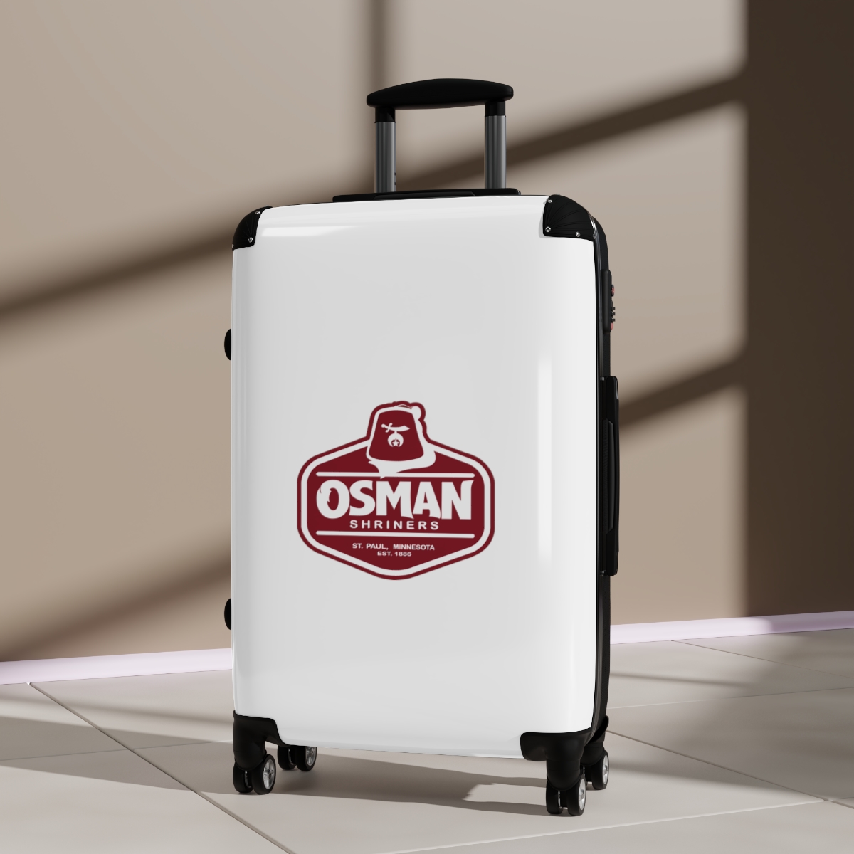 Osman Shrine Suitcase 3 Sizes (White) - Image 14
