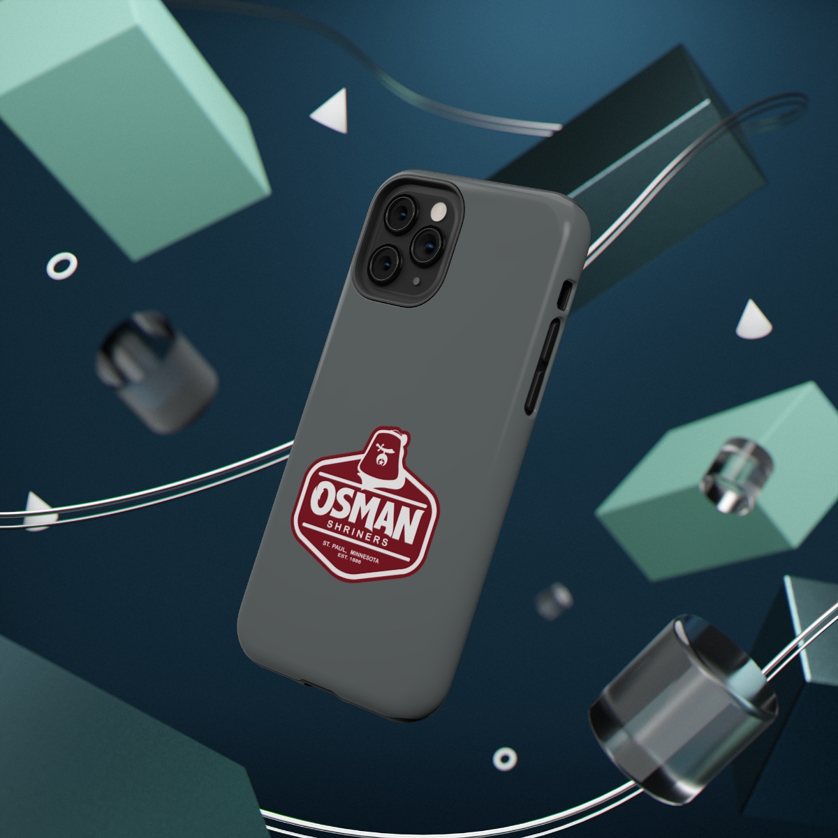 Osman Shrine Impact-Resistant Case Dark Grey - Image 24
