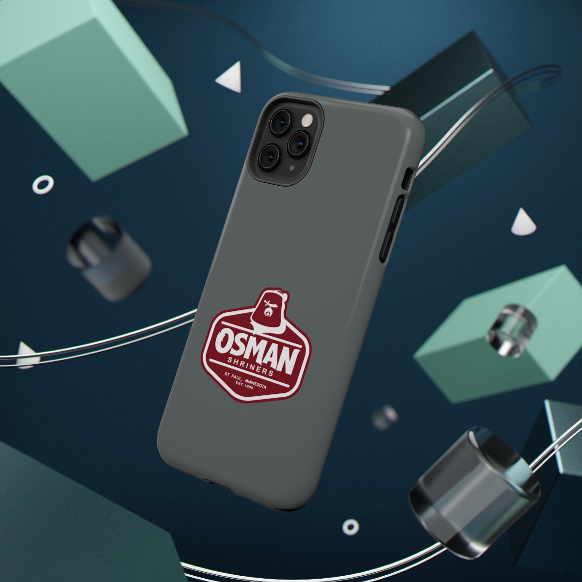 Osman Shrine Impact-Resistant Case Dark Grey - Image 26