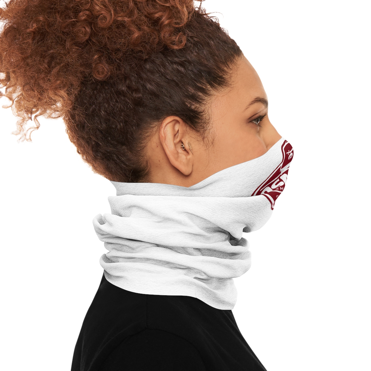 Osman Shrine Tube Scarf White - Image 4