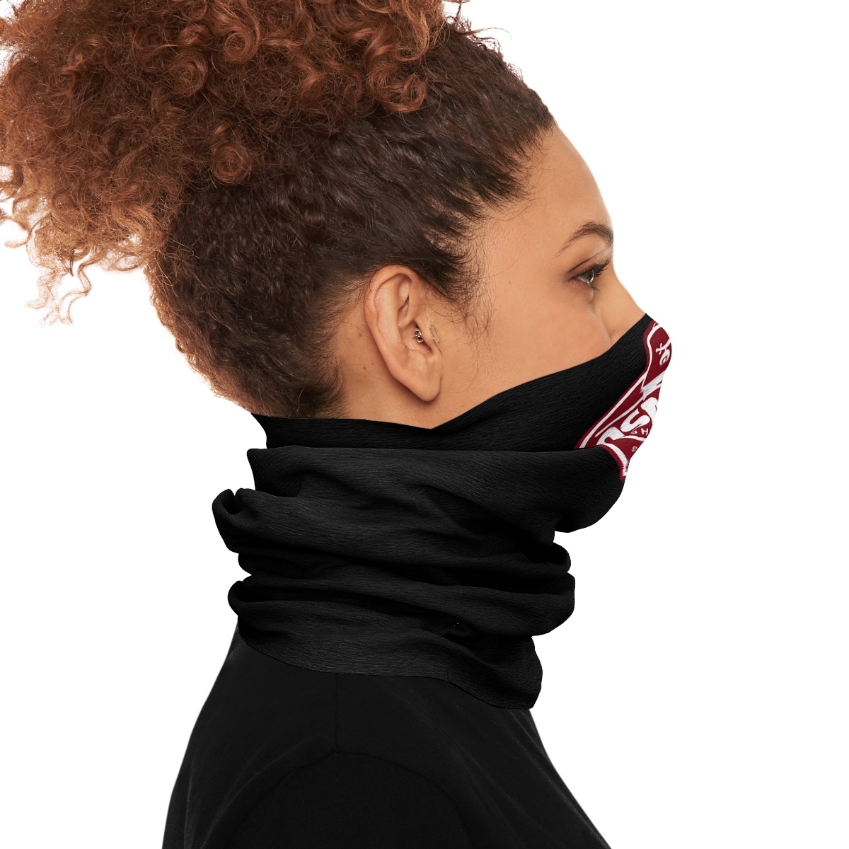 Osman Shrine Tube Scarf Black - Image 4