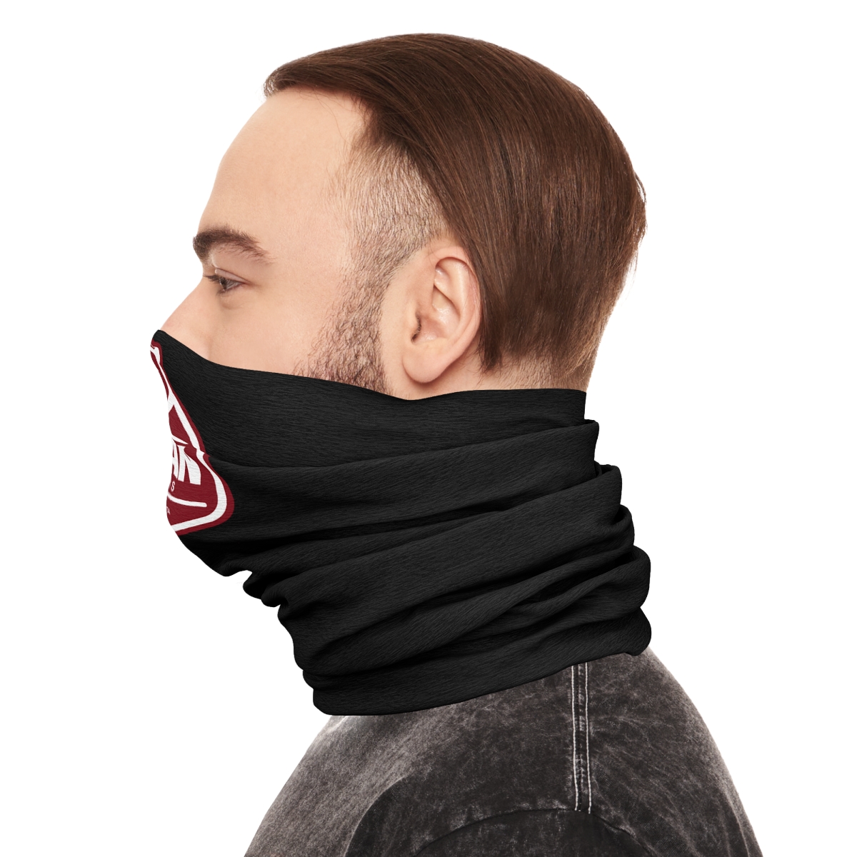 Osman Shrine Tube Scarf Black - Image 8