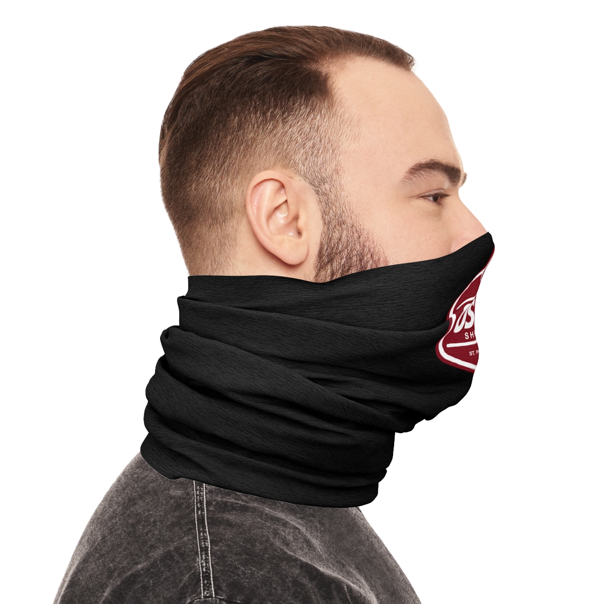 Osman Shrine Tube Scarf Black - Image 9