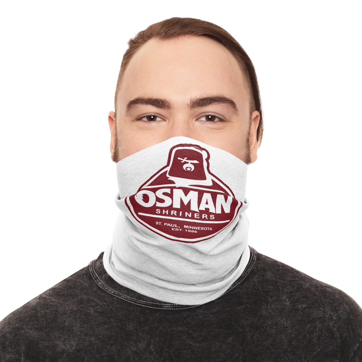 Osman Shrine Tube Scarf White - Image 7