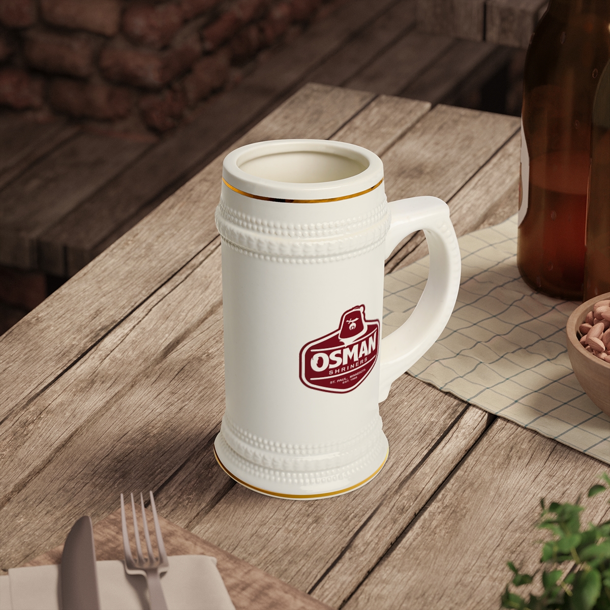 Osman Shrine Beer Stein Mug - Image 6