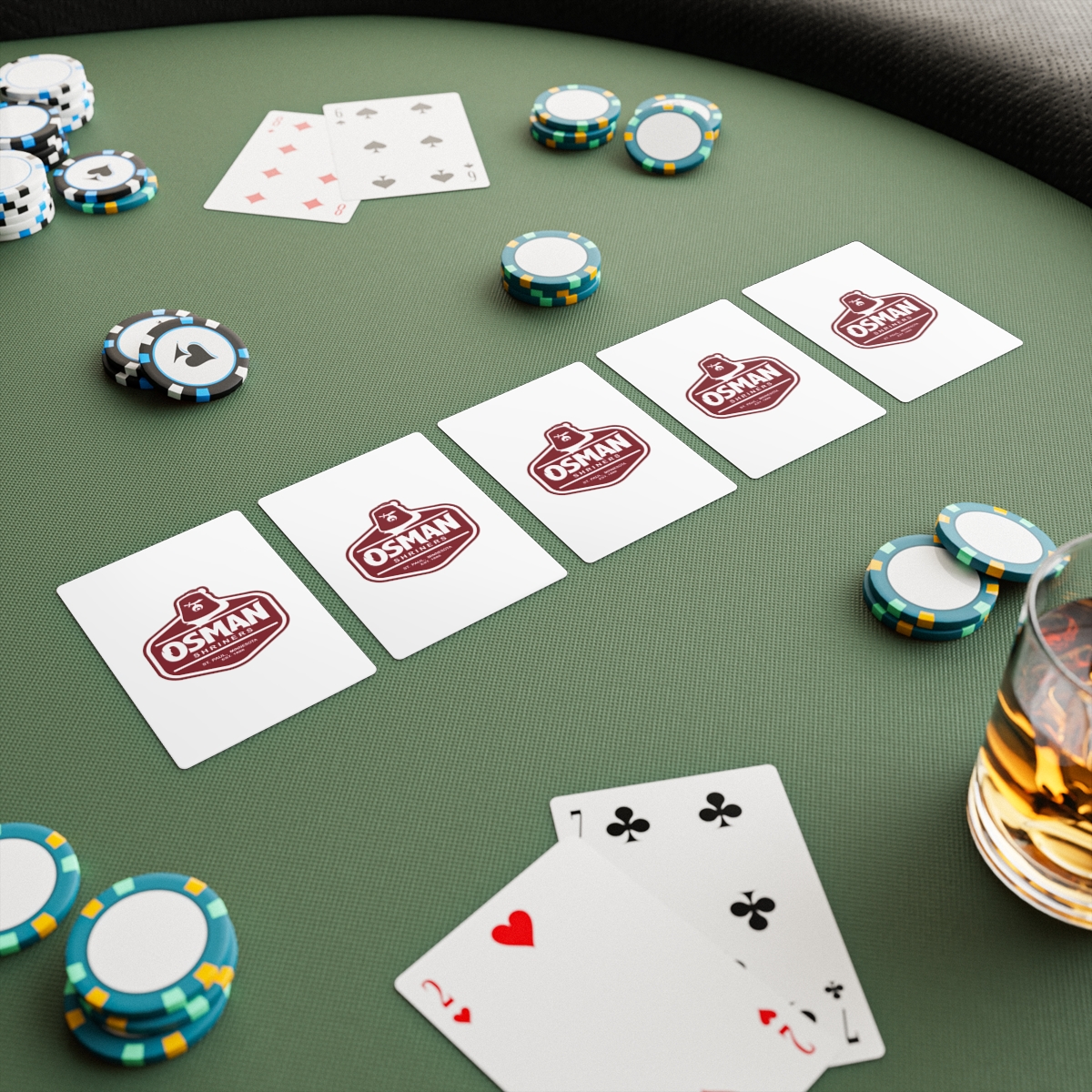 Osman Shrine Playing Cards (White) - Image 6