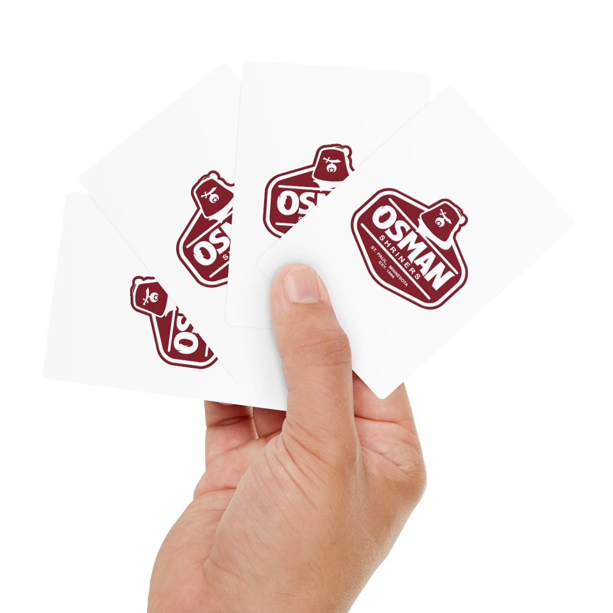 Osman Shrine Playing Cards (White) - Image 8