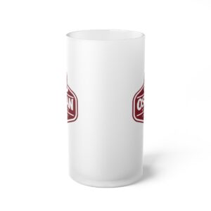 Osman Shrine Frosted Glass Beer Mug