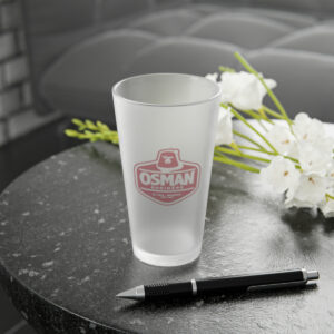 Osman Shrine Frosted Pint Glass, 16oz